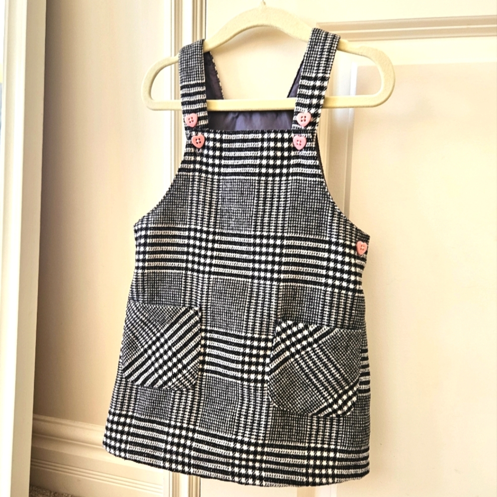 Adorable Nutmeg Plaid Dress, Size 12 - 18 m